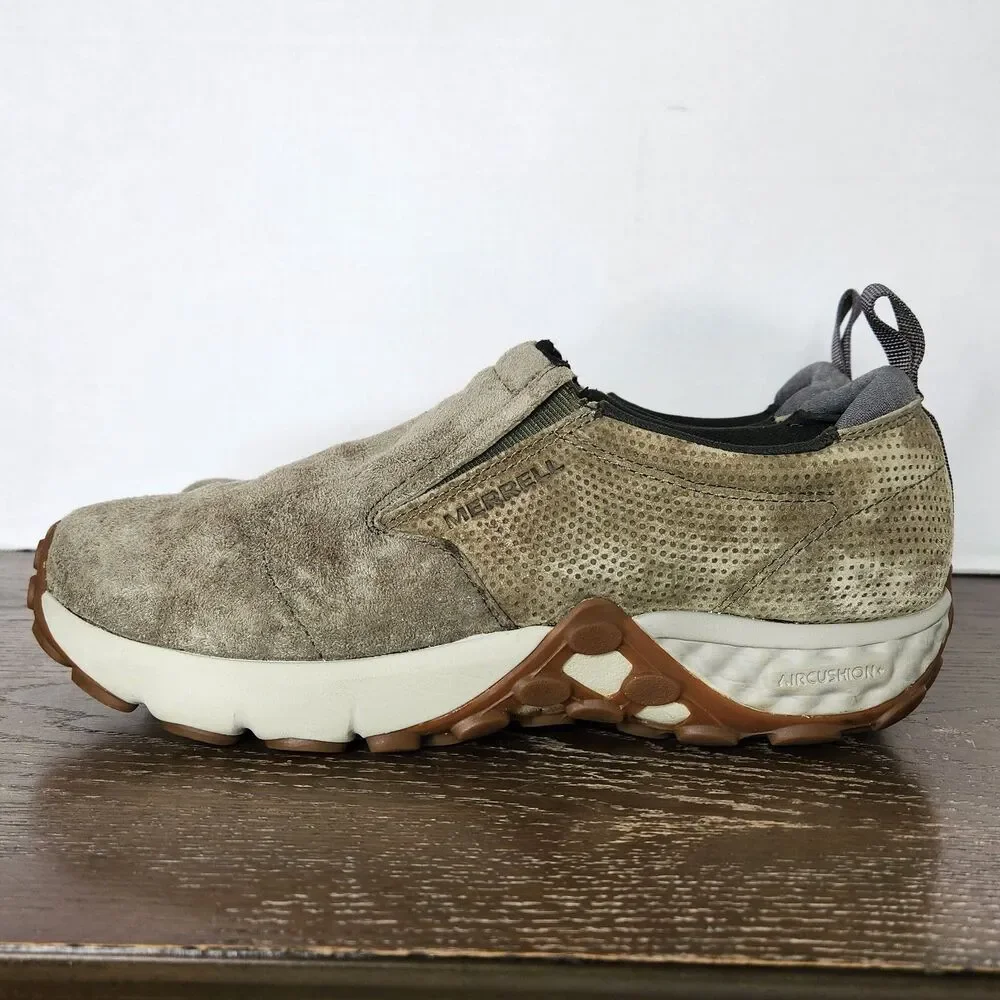 Merrell Mens Dusty Olive Suede Jungle Moc/Slip On Shoes J91705 Size 9
